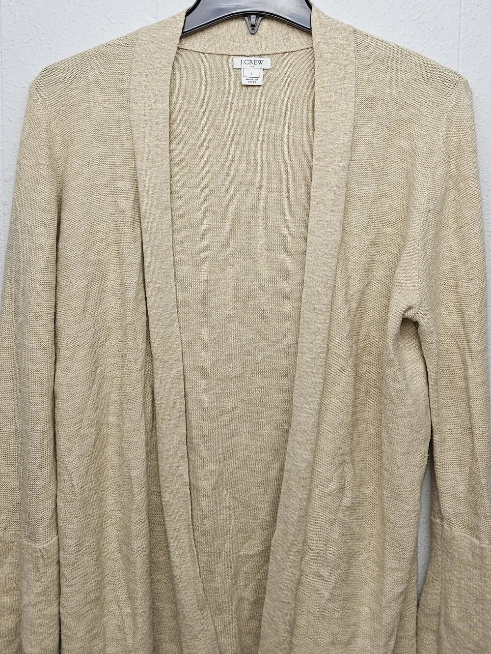 J.Crew Bell Sleeves Cardigan Womens S Minimalist Bohemian Casual Academia Office